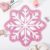 pink snowflake